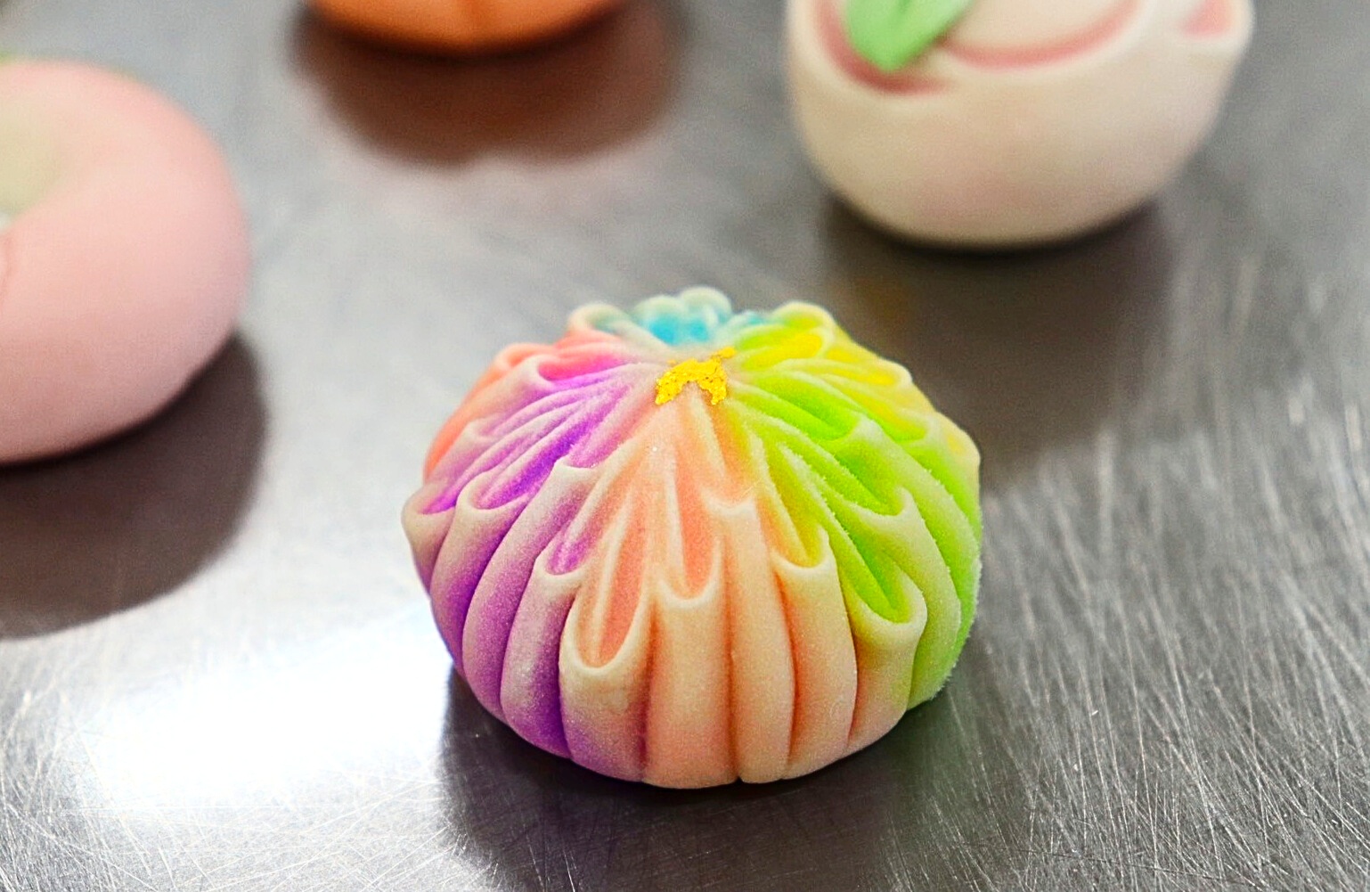 カラフルな大輪菊